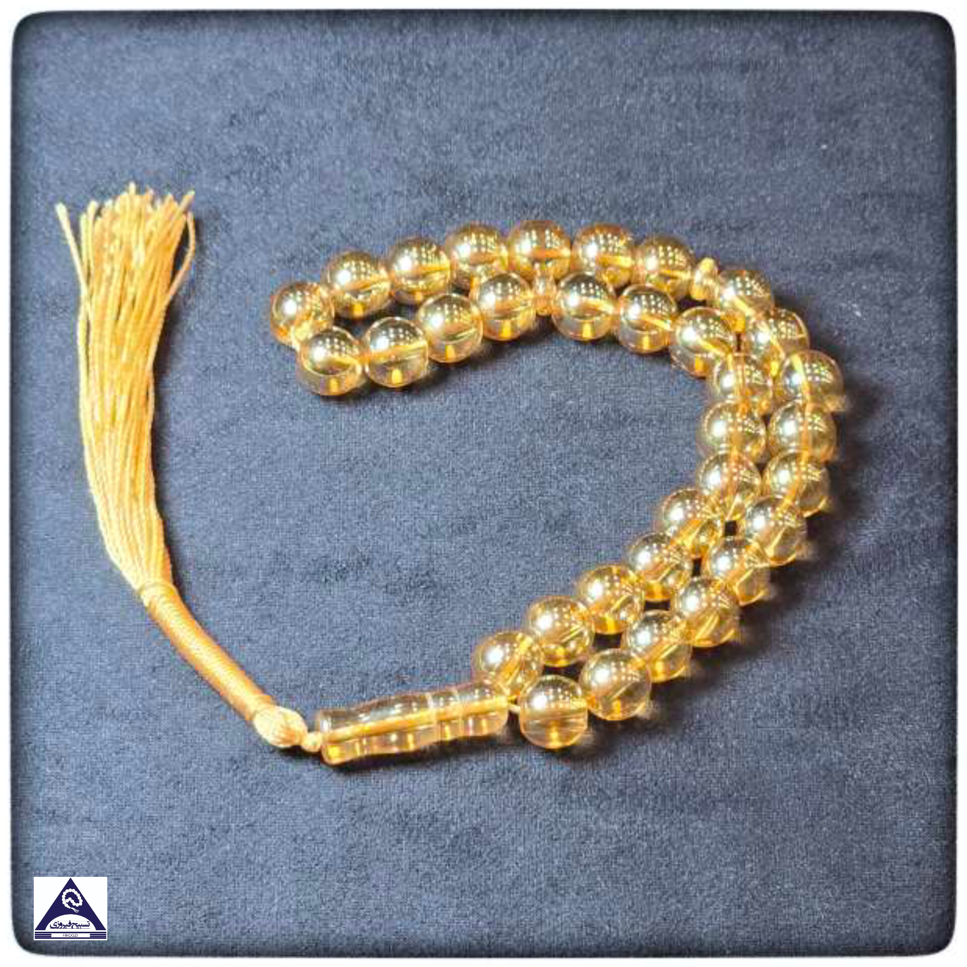 تسبیح شیشه طرح الکساندریت نمره 10