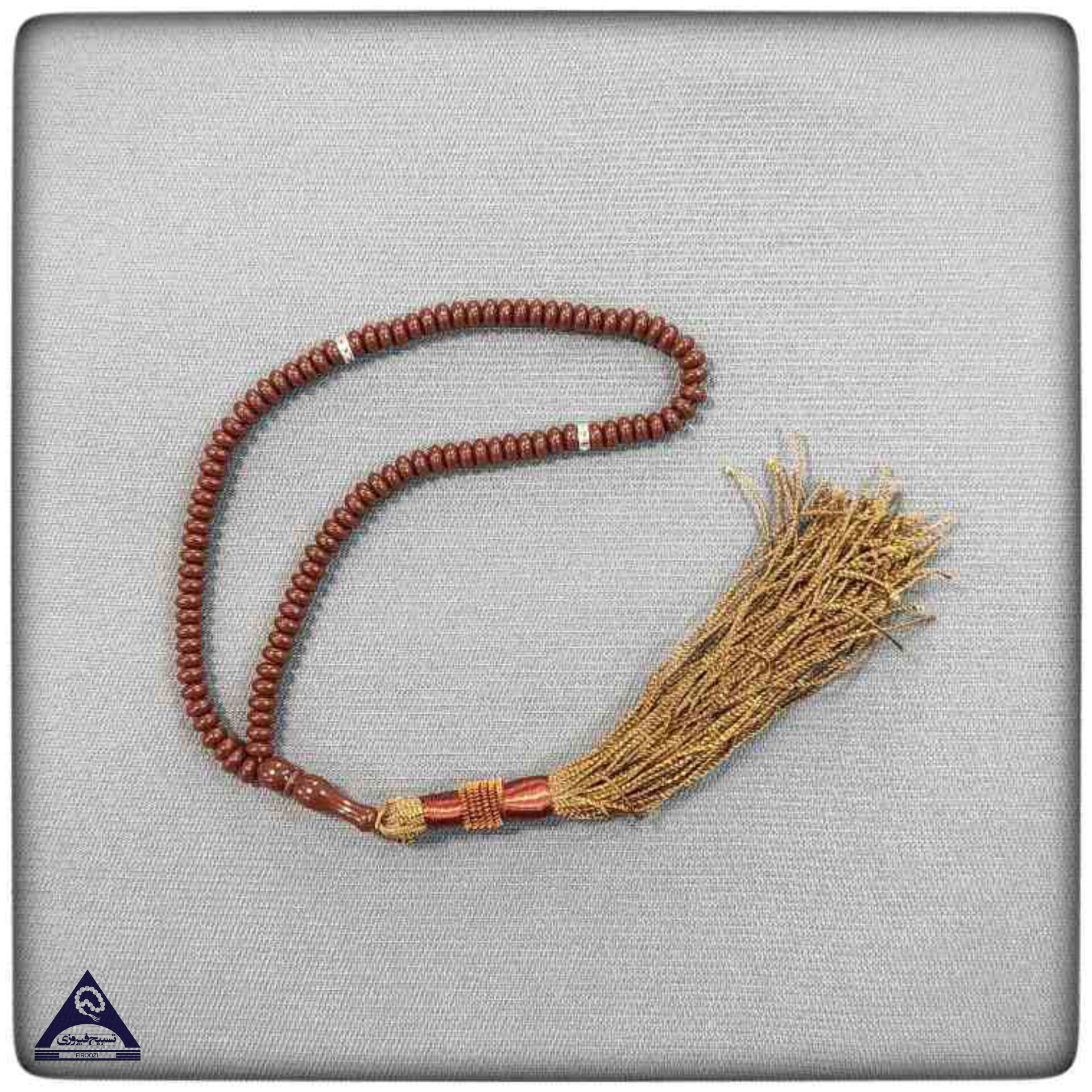 تسبیح اعلاء ساده عدسی ریز ریشه دار