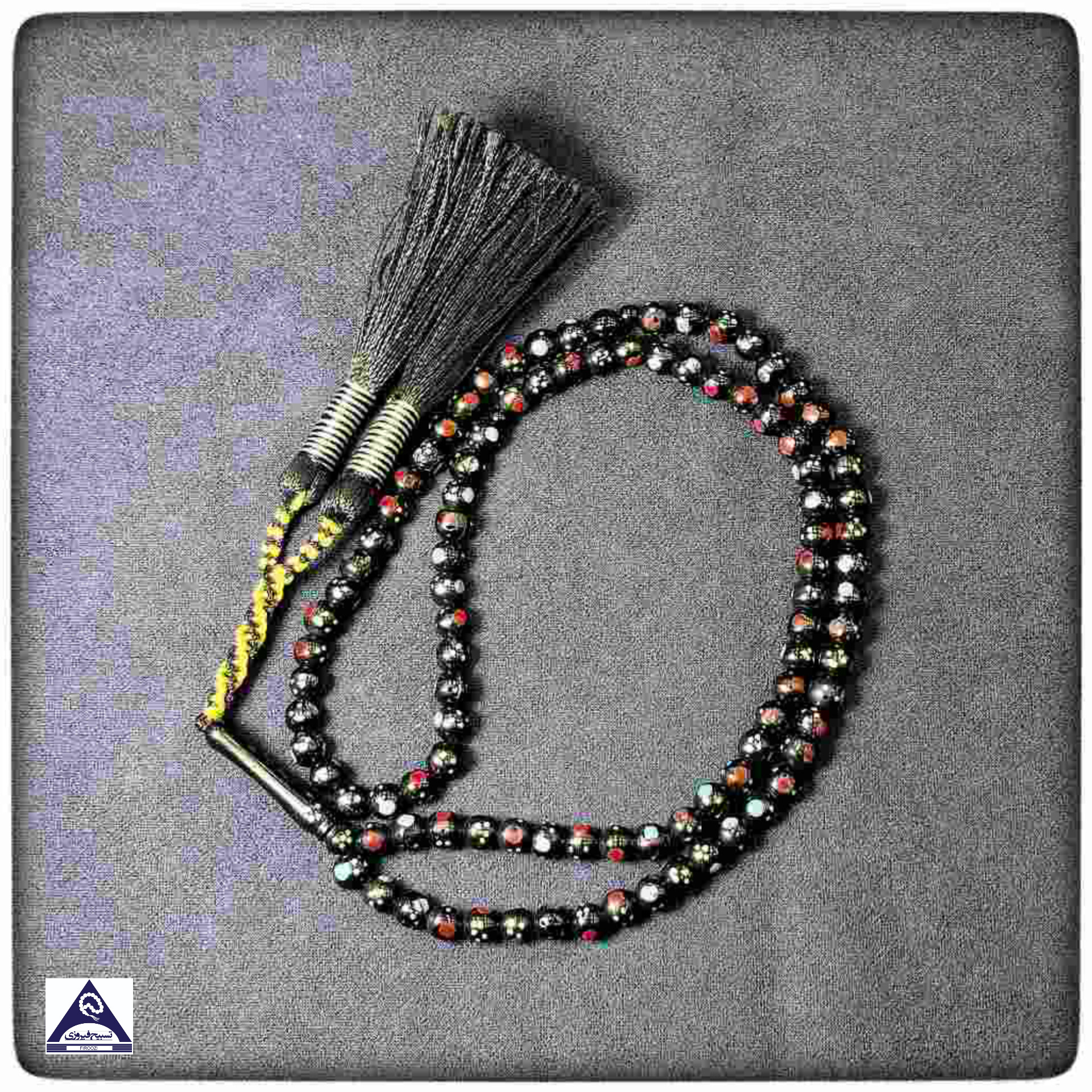 تسبیح چوب کوک نمره 6 منا کاری
